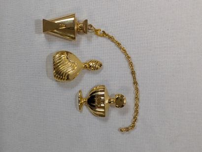 Set of metal perfumer's jewelry including...