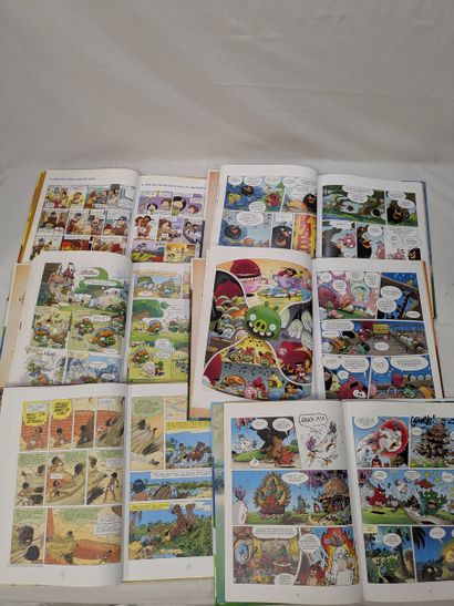 Lot de 6 bandes dessinées dont 4 