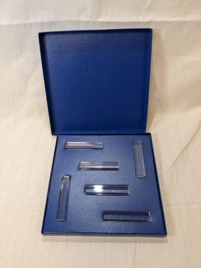 SEVRES Set of 6 crystal knife holders. 8...