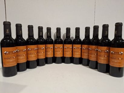 12 half-bottles of Château Saint Yves 2020...