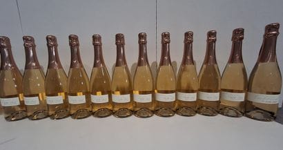12 Bouteilles de méthode traditionnelle Rosé...