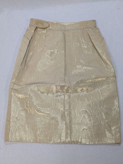Yves Saint-Laurent RIVE GAUCHE. Jupe en coton...