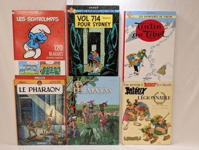 Lot de 6 bandes dessinées dont 