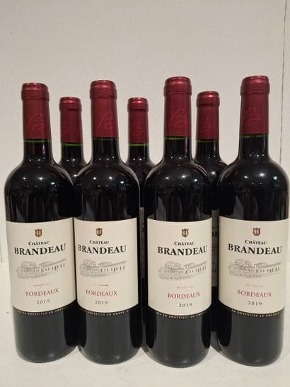 8 bottles of Château Brandeau 2019 - Bordeaux...