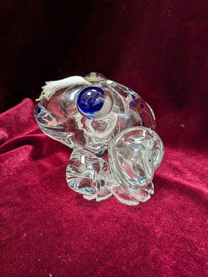 Amusante bougie en verre en forme de grenouille
H....