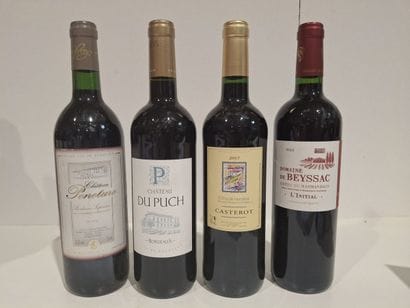 Lot de 4 bouteilles : 1 Domaine de Beyssac...