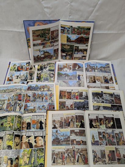 Lot de 7 bandes dessinées dont les Chemins...