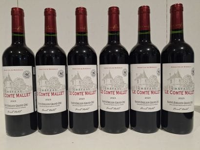 6 Bouteilles de Saint Emilion Grand Cru,...