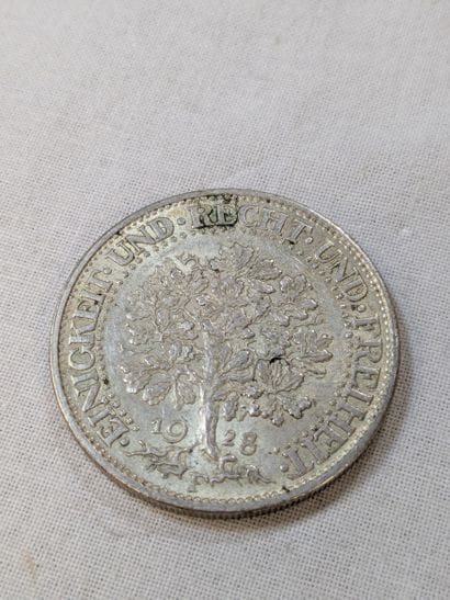 GERMANY - SECOND REICH - 5-mark silver coin...