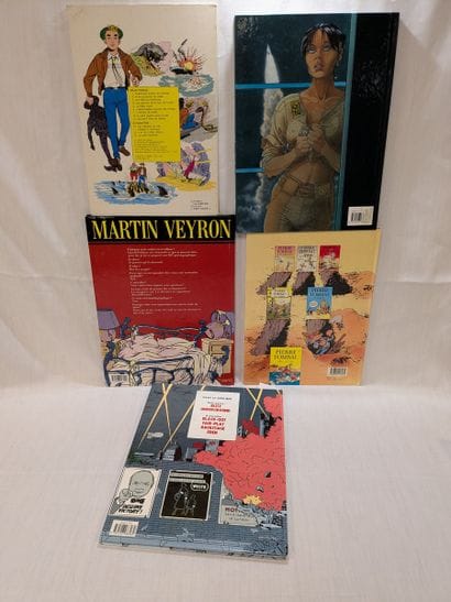 Lot de 6 bandes dessinées dont 1 souple....