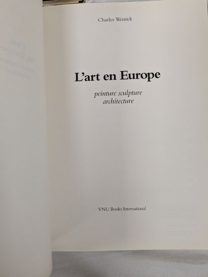 Lot de trois livres d'art dont : 