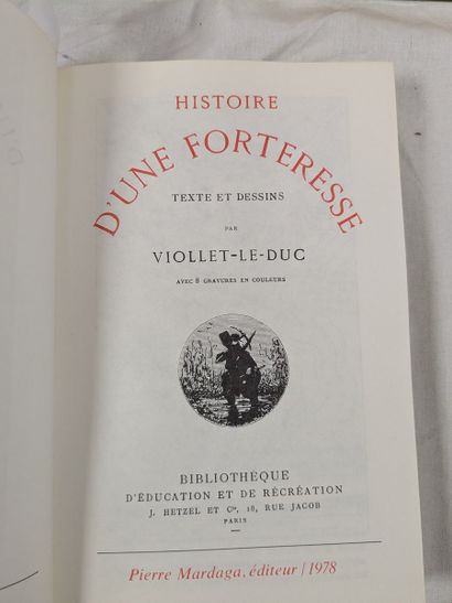 Lot de 3 livres sur l'architecture, dont...