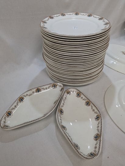 CLAIREFONTAINE. CADIX-style serving set in...