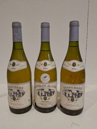 Lot de 3 bouteilles : 2 Blancs de Loire 2003...