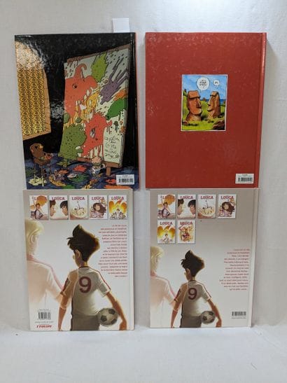 Lot de 4 bandes dessinées dont 