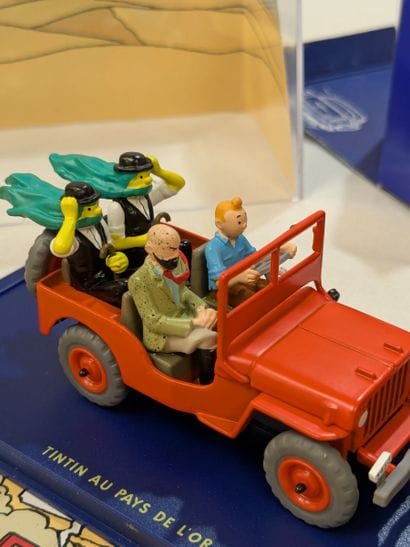 TINTIN - Resin miniature model car 