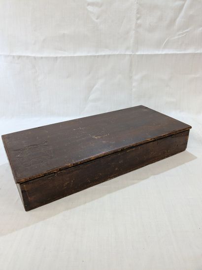 Ancien coffret en bois pour les pastels MACLEROCHE....