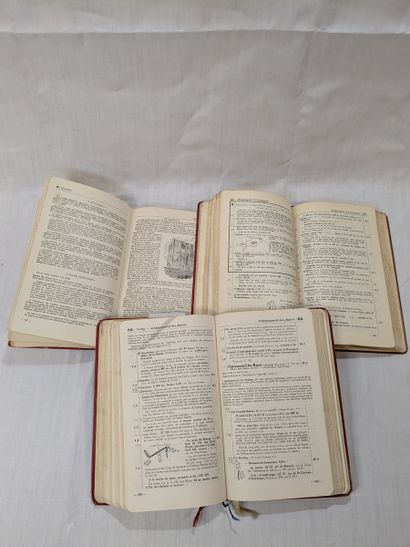 Lot de trois guides Michelin régionaux comprenant...
