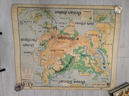 Carte de l'Asie Physique, par VIDAL-LABLACHE,...