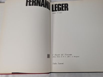 Lot de deux ouvrages sur Fernand Léger, années...