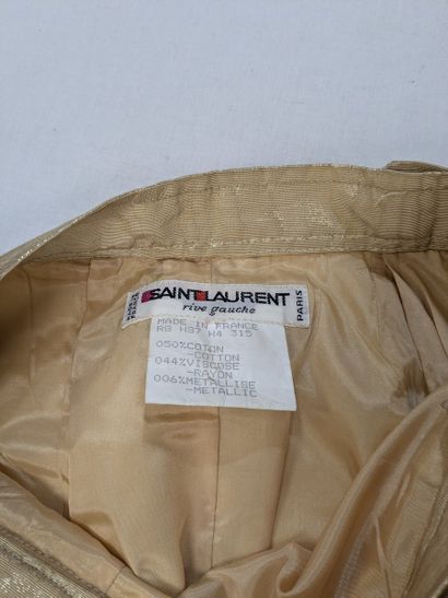 Yves Saint-Laurent RIVE GAUCHE. Jupe en coton...