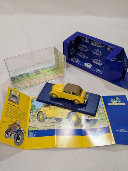 TINTIN - Resin miniature car 