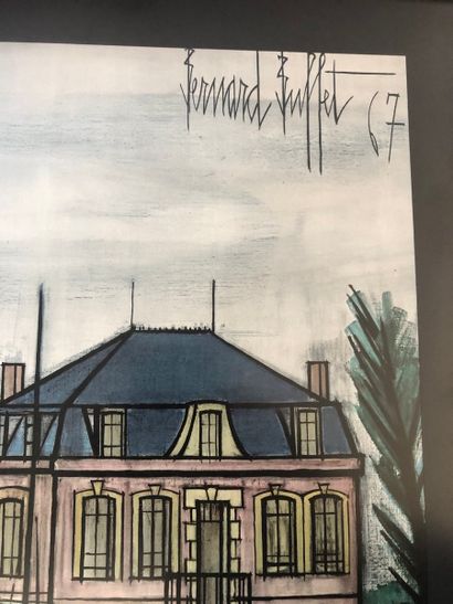 D'après Bernard BUFFET (1928-1999) « Le canal...