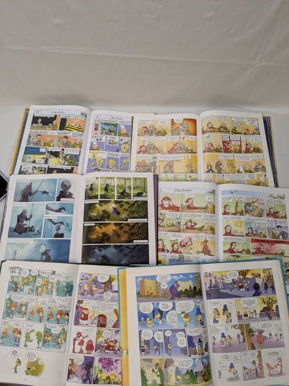 Lot de 6 bandes dessinées dont Ducobu, Titeuf,...