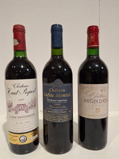Set of 3 bottles: 1 Saint-Émilion Grand Cru...