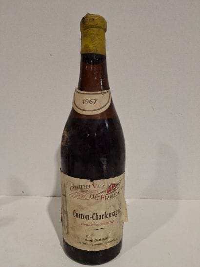 1 bouteilles de Corton Charlemagne 1967 -...