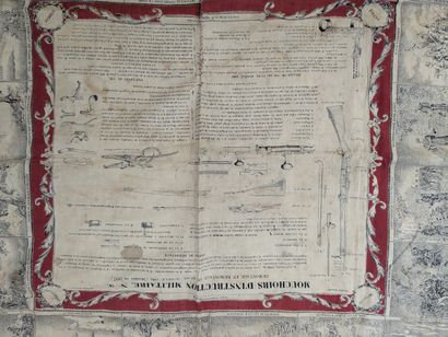 Mouchoir d'instruction, numéro 9. Régimenté,...