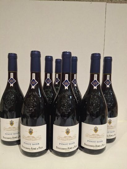 8 bouteilles de Bourgogne Pinot Noir 2025...