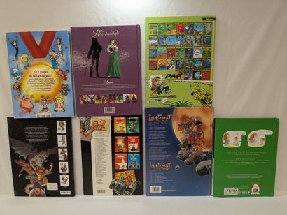 Lot de 7 bandes dessinées dont Spirou, années...