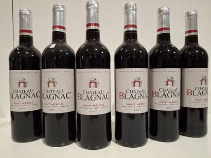 6 bottles of Haut-Médoc—Château Blagnac 2021—Second...