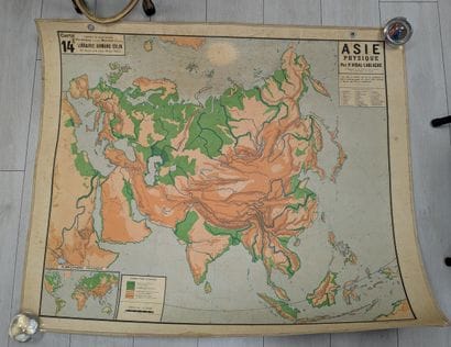 Carte de l'Asie Physique, par VIDAL-LABLACHE,...