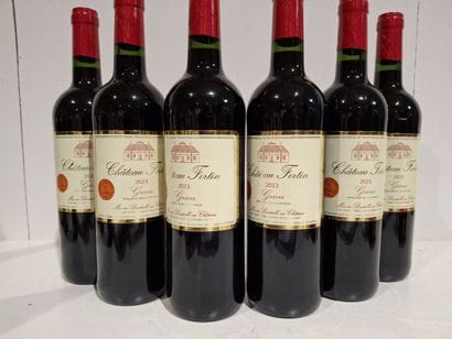 6 bottles of 2023 Graves Red - Château Fortin...