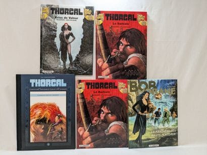Lot de 5 albums : Torghal et Bob Maurane....