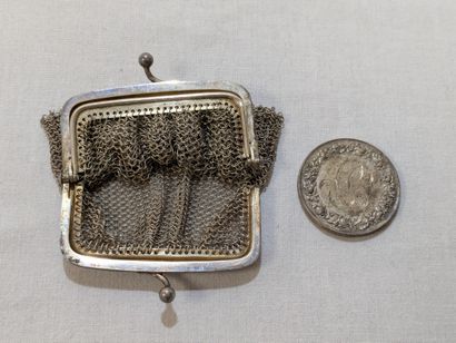 Lot en argent comprenant une médaille de...