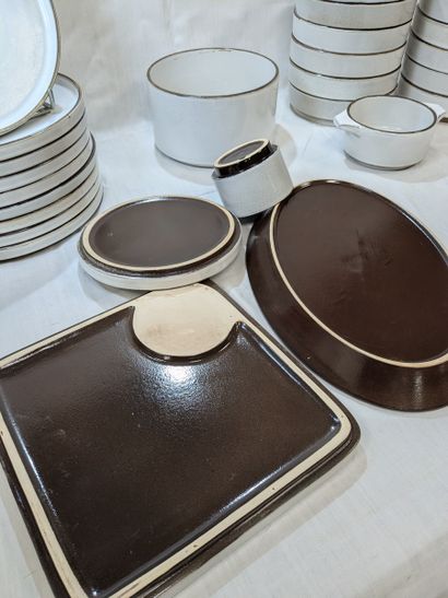 NIDERVILLER Stoneware dinner set, consisting...