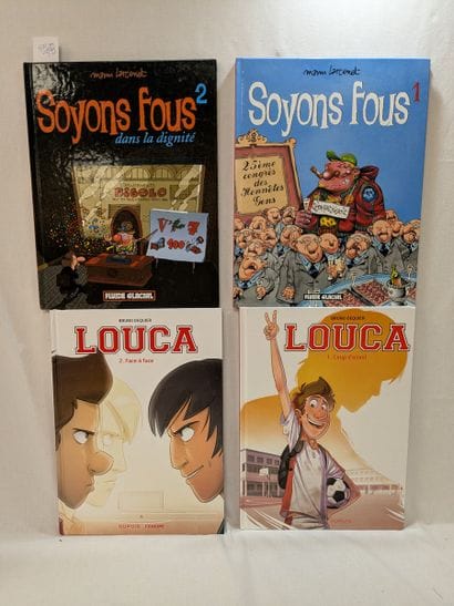 Lot de 4 bandes dessinées dont 