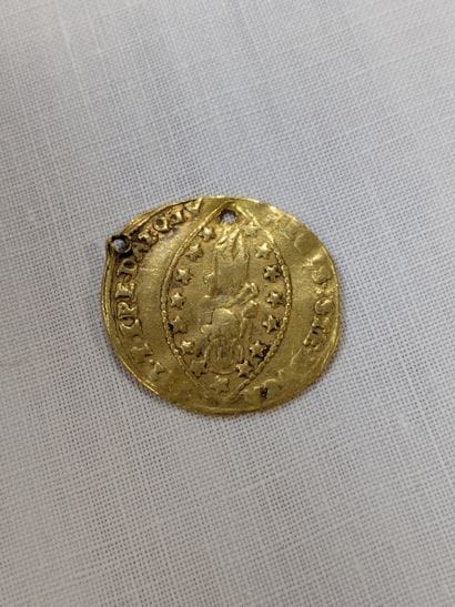 VENICE Gold sequin, 18th century. Weight:...
