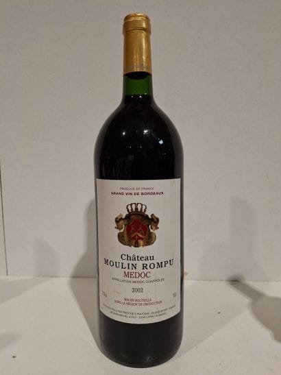 1 Magnum de Médoc 2002 - Château Moulin Rompu...