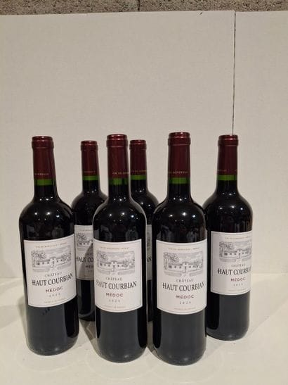 6 bottles of Château Haut Courbian 2024 from...