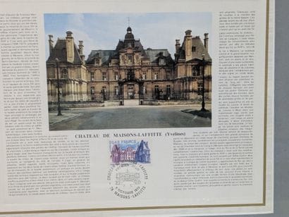 Lot comprenant deux gravures du château de...