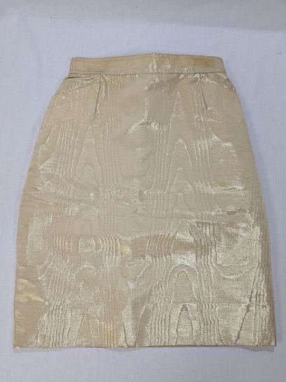 Yves Saint-Laurent RIVE GAUCHE. Jupe en coton...