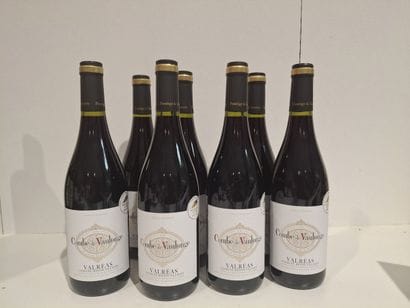 7 bottles of Valréas Cru Vallée du Rhône...