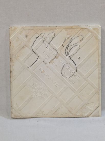 MINTON'S, ENGLAND. Glazed porcelain tile...