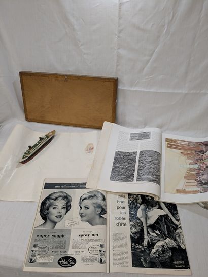 A collection on the theme of ocean liners,...