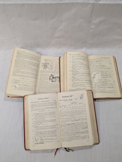 Lot de trois guides Michelin régionaux comprenant...