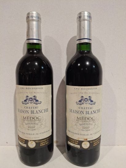 2 bouteilles de Château Maison Medoc 2000...